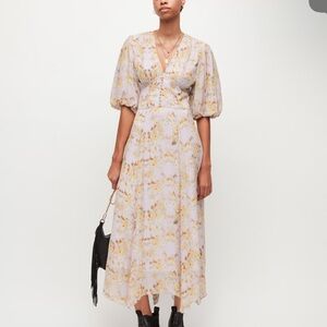 ALLSAINTS ASPEN MOMO MAXI DRESS XS